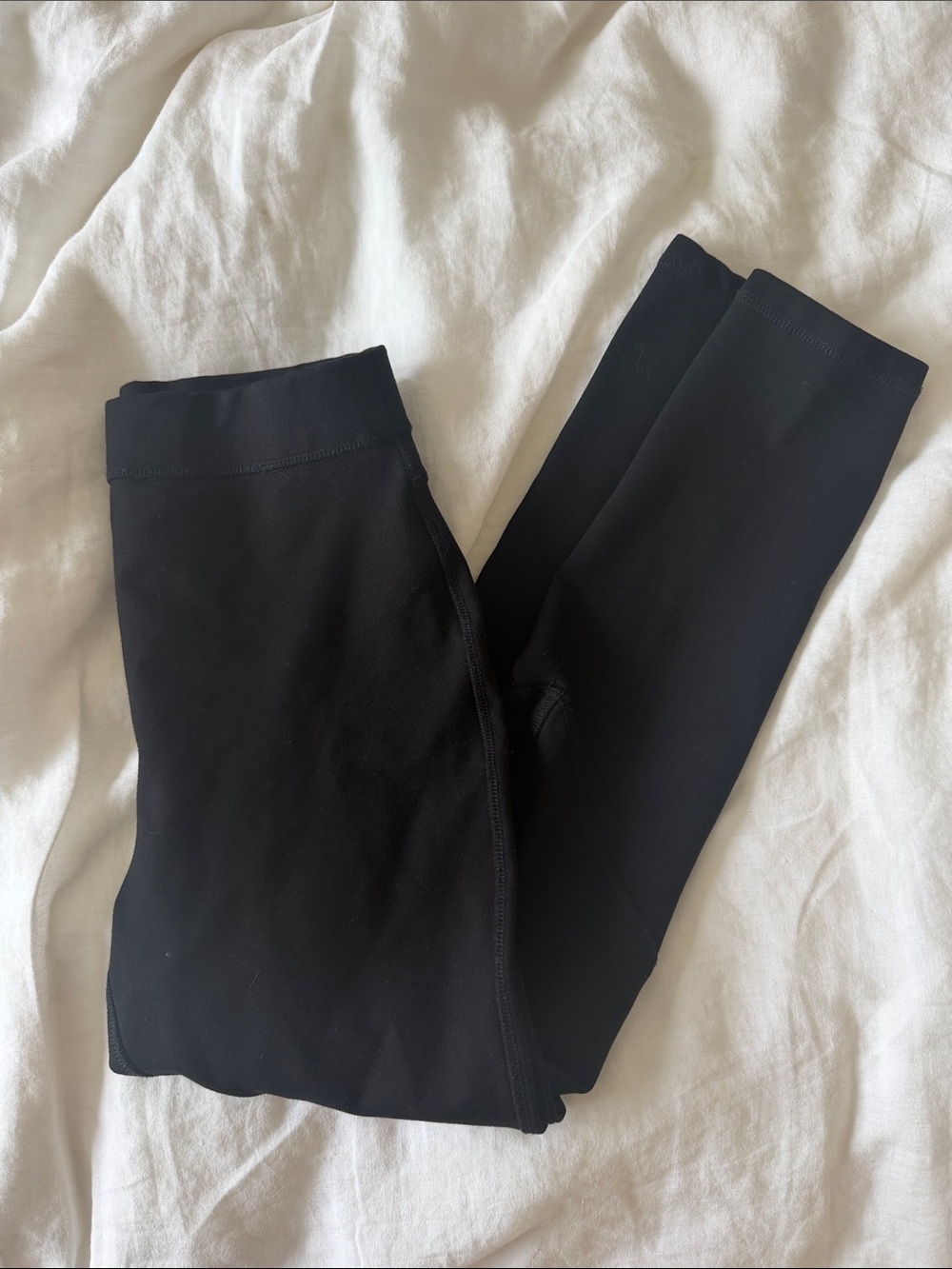 Something Navy Black Girls' Active Leggings